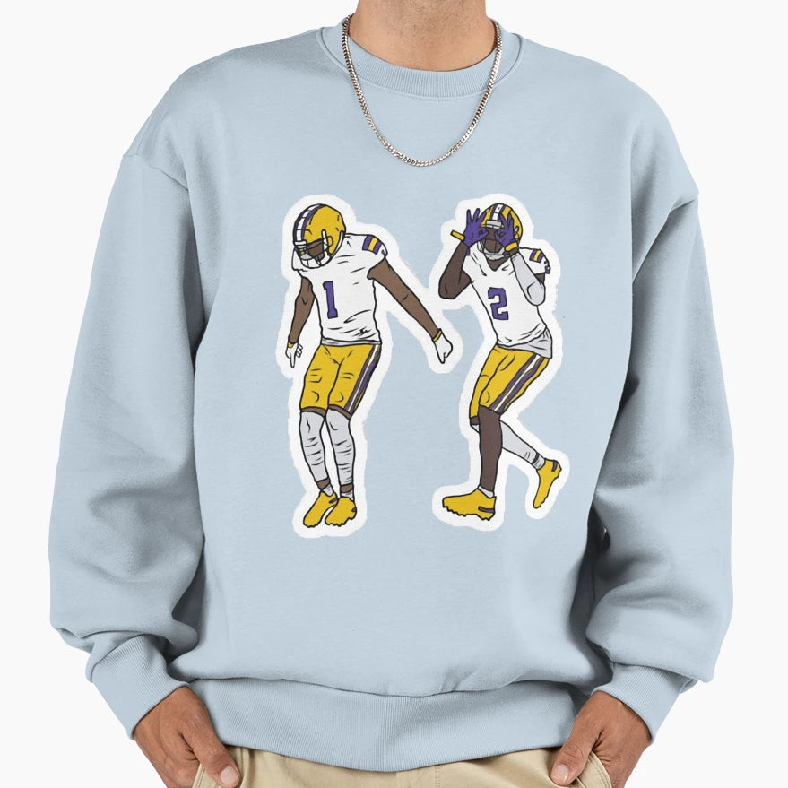 Griddy Duo Sweatshirt - Streetwear Style for Adults - T-Shirt, Sweatshirt, Hoodie