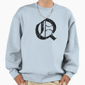 Capital Letter Q Eroded Distressed Sweatshirt - Streetwear Style Men Women - T-Shirt, Sweatshirt, Hoodie