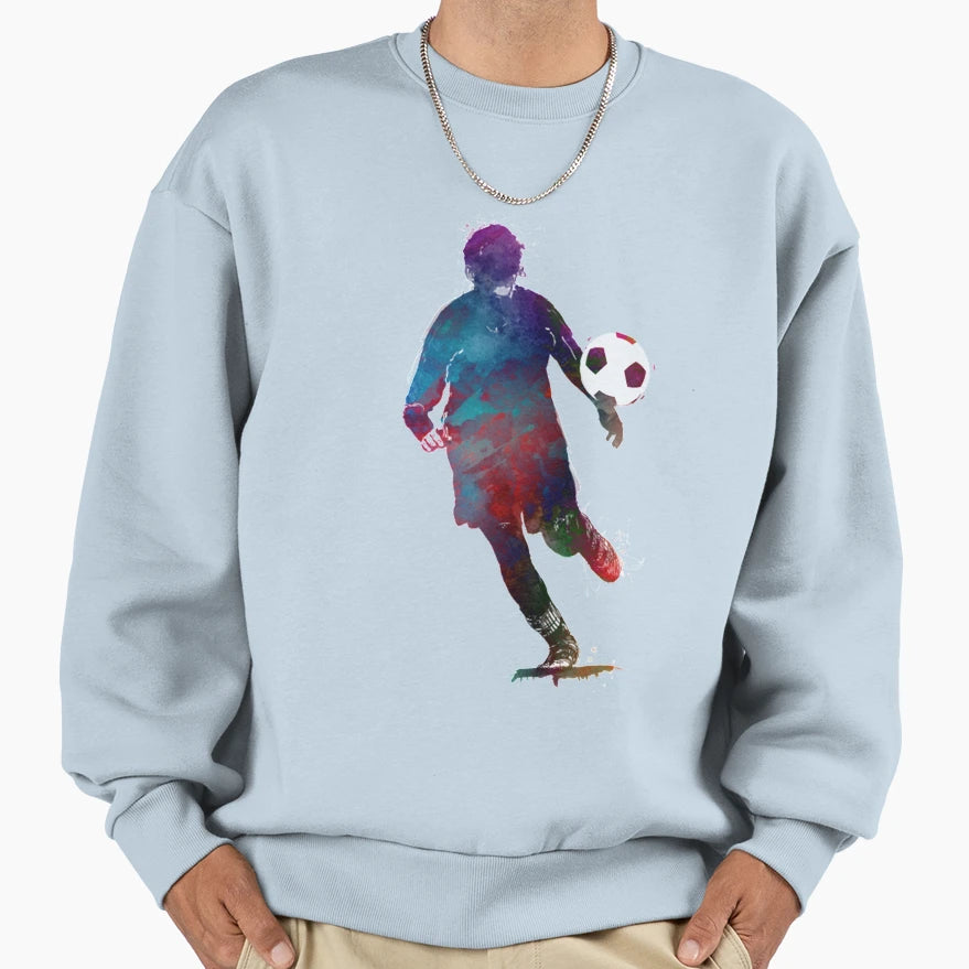 Soccer Player Sweatshirt - Novelty Apparel for Adults - T-Shirt, Sweatshirt, Hoodie
