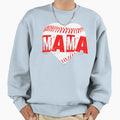 Baseball Mama Sweatshirt - Casual Everyday Wear Unisex - T-Shirt, Sweatshirt, Hoodie