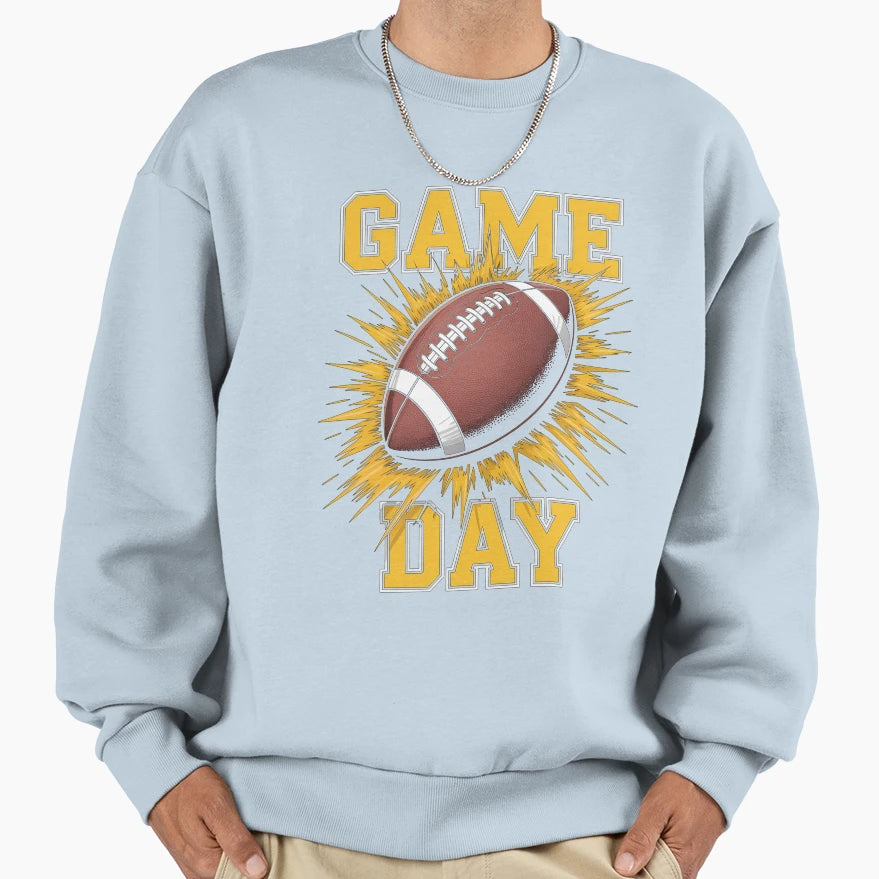 Game Day Football Sweatshirt - Custom Art Print Unisex - T-Shirt, Sweatshirt, Hoodie
