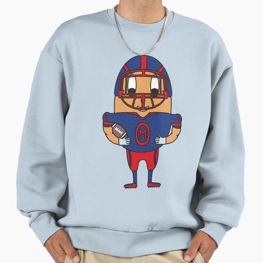 American Football Player Egg Sweatshirt - Fun Novelty Design Men Women - T-Shirt, Sweatshirt, Hoodie