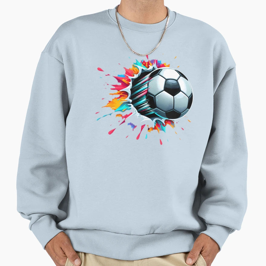 Soccer Sweatshirt - Custom Art Print Men Women - T-Shirt, Sweatshirt, Hoodie