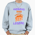 Husband Dad Fantasy Football Legend Sweatshirt - Novelty Apparel Unisex - T-Shirt, Sweatshirt, Hoodie