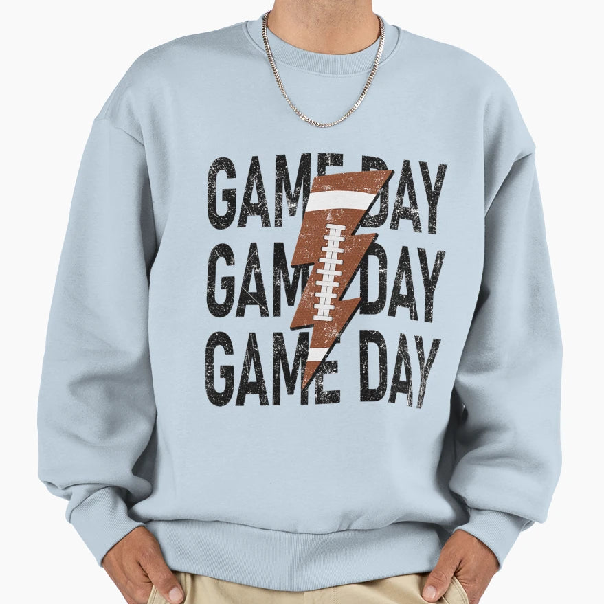 Womens Game Day Football American Sweatshirt - Fun Novelty Design Unisex - T-Shirt, Sweatshirt, Hoodie