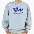 Worlds Best Footballer Sweatshirt - Minimalist Print for Adults - T-Shirt, Sweatshirt, Hoodie