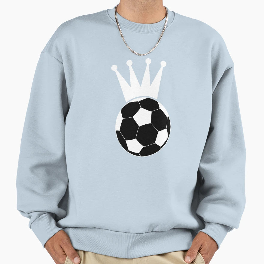 Football King Sweatshirt - Minimalist Print for Adults - T-Shirt, Sweatshirt, Hoodie