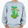 Crocodile American Football Sports Sweatshirt - Streetwear Style for Adults - T-Shirt, Sweatshirt, Hoodie