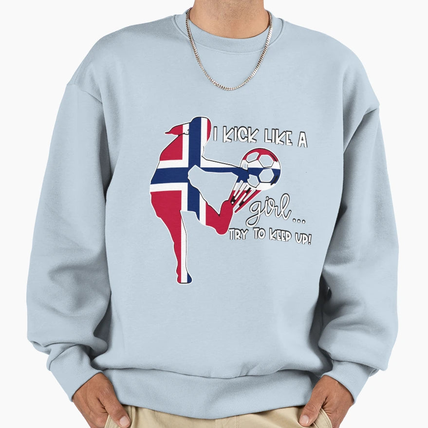 World Cup 2023 Team Norway Sweatshirt - Graphic Print for Adults - T-Shirt, Sweatshirt, Hoodie