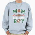 Mom Birthday Game Day Football Sweatshirt - Unique Graphic Men Women - T-Shirt, Sweatshirt, Hoodie
