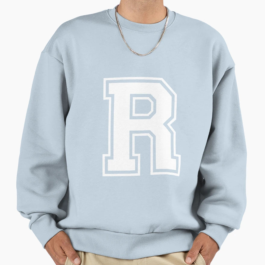 Letter R Sweatshirt - Graphic Print for Adults - T-Shirt, Sweatshirt, Hoodie