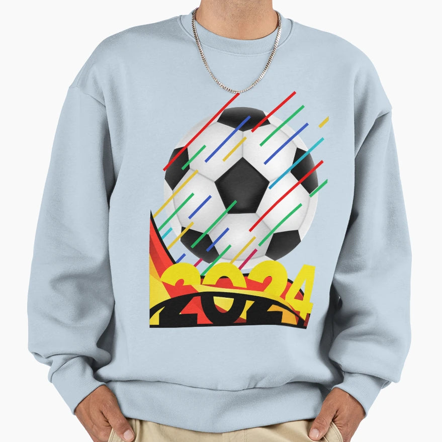 Football 2024 Sweatshirt - Graphic Print Unisex - T-Shirt, Sweatshirt, Hoodie