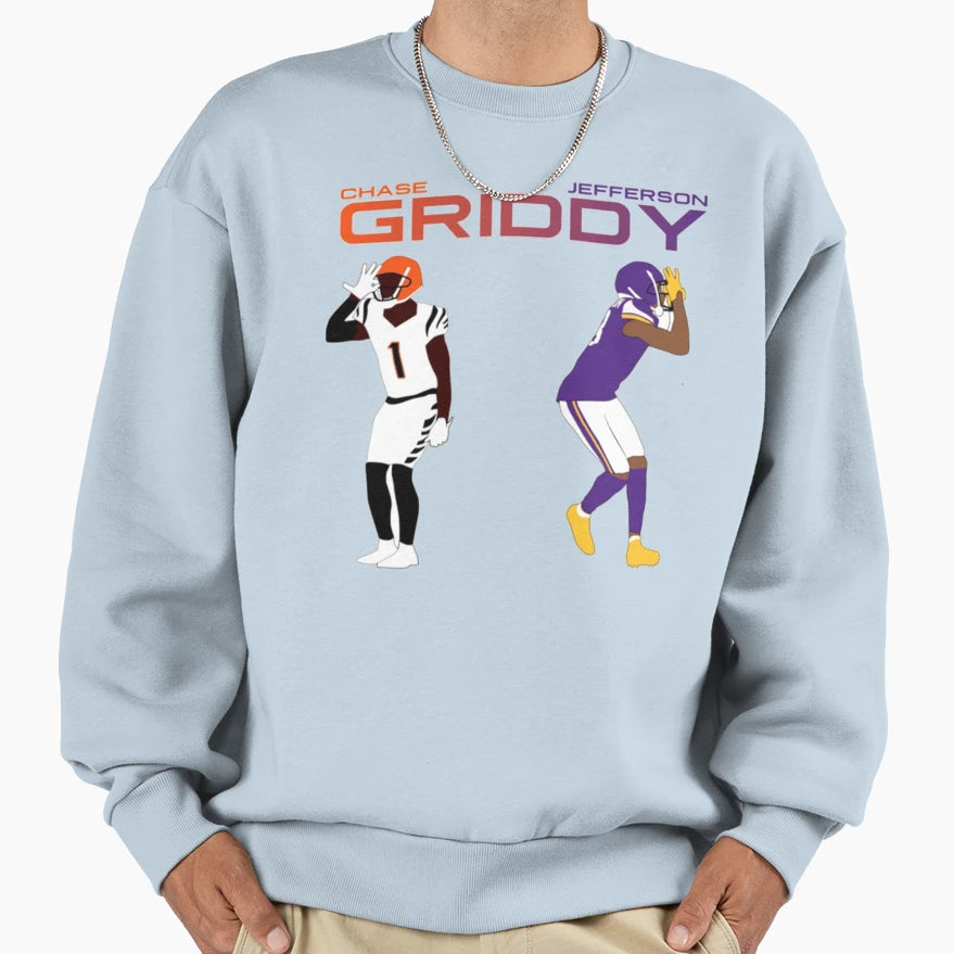 Griddy Sweatshirt - Trendy Graphic Unisex - T-Shirt, Sweatshirt, Hoodie