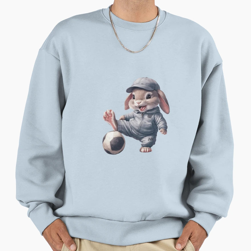 Hat Trick Bunny Sweatshirt - Custom Art Print Unisex - T-Shirt, Sweatshirt, Hoodie