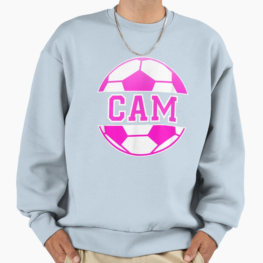 Cam Name Soccer Play Football Sweatshirt - Unique Graphic for Adults - T-Shirt, Sweatshirt, Hoodie