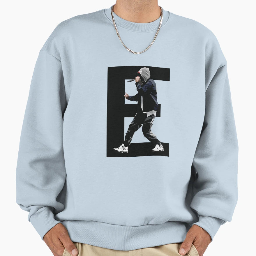 Eminem E Slim Rap Music Sweatshirt - Aesthetic Graphic Unisex - T-Shirt, Sweatshirt, Hoodie