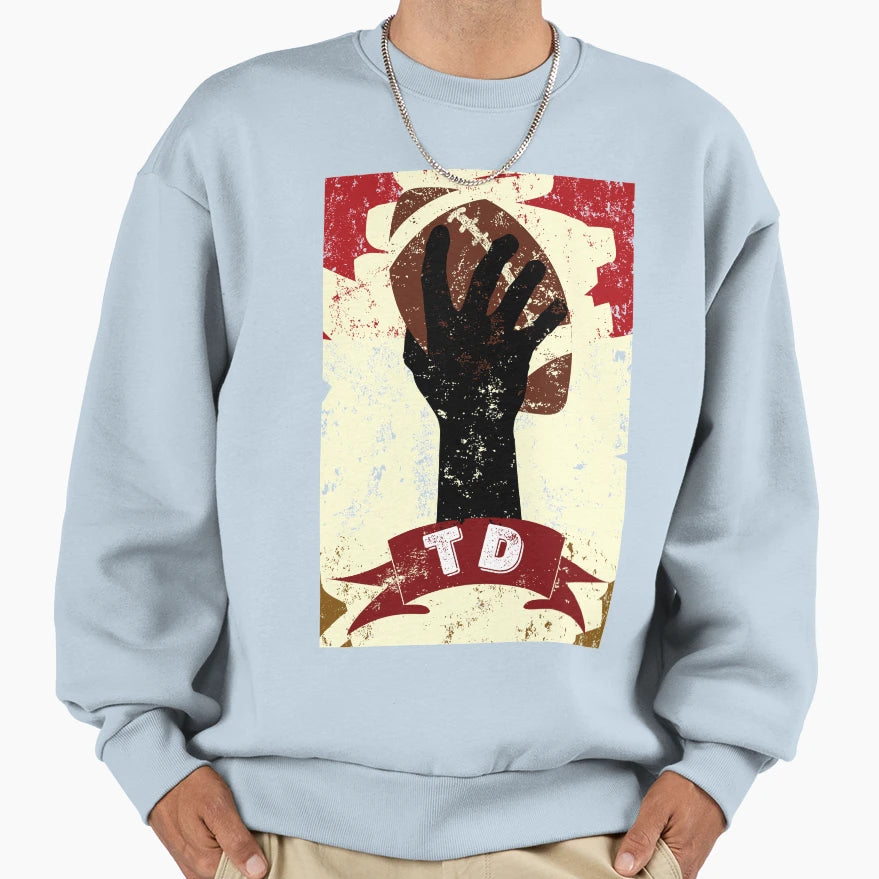 Touchdown Football Sweatshirt - Aesthetic Graphic for Adults - T-Shirt, Sweatshirt, Hoodie