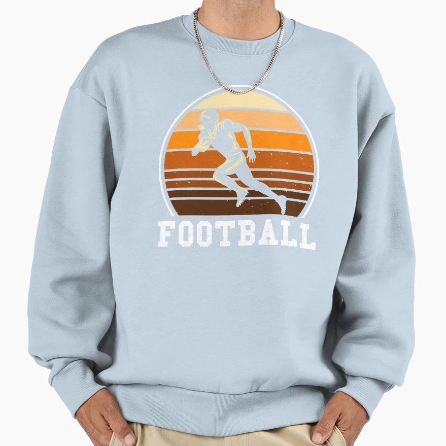 American Football Sweatshirt - Casual Everyday Wear Men Women - T-Shirt, Sweatshirt, Hoodie