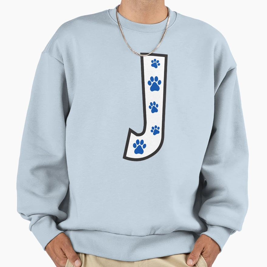 Paw Alphabet Sweatshirt - Graphic Print for Adults - T-Shirt, Sweatshirt, Hoodie