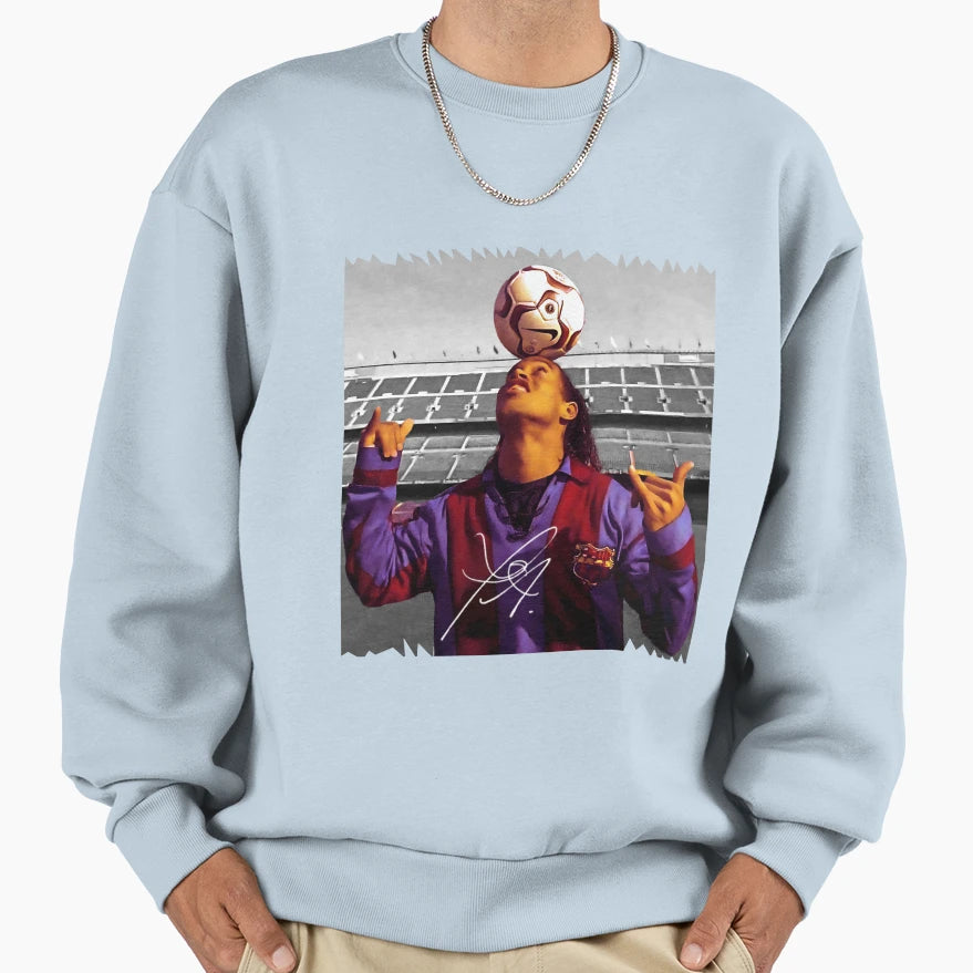 Ronaldinho Sweatshirt - Streetwear Style Men Women - T-Shirt, Sweatshirt, Hoodie