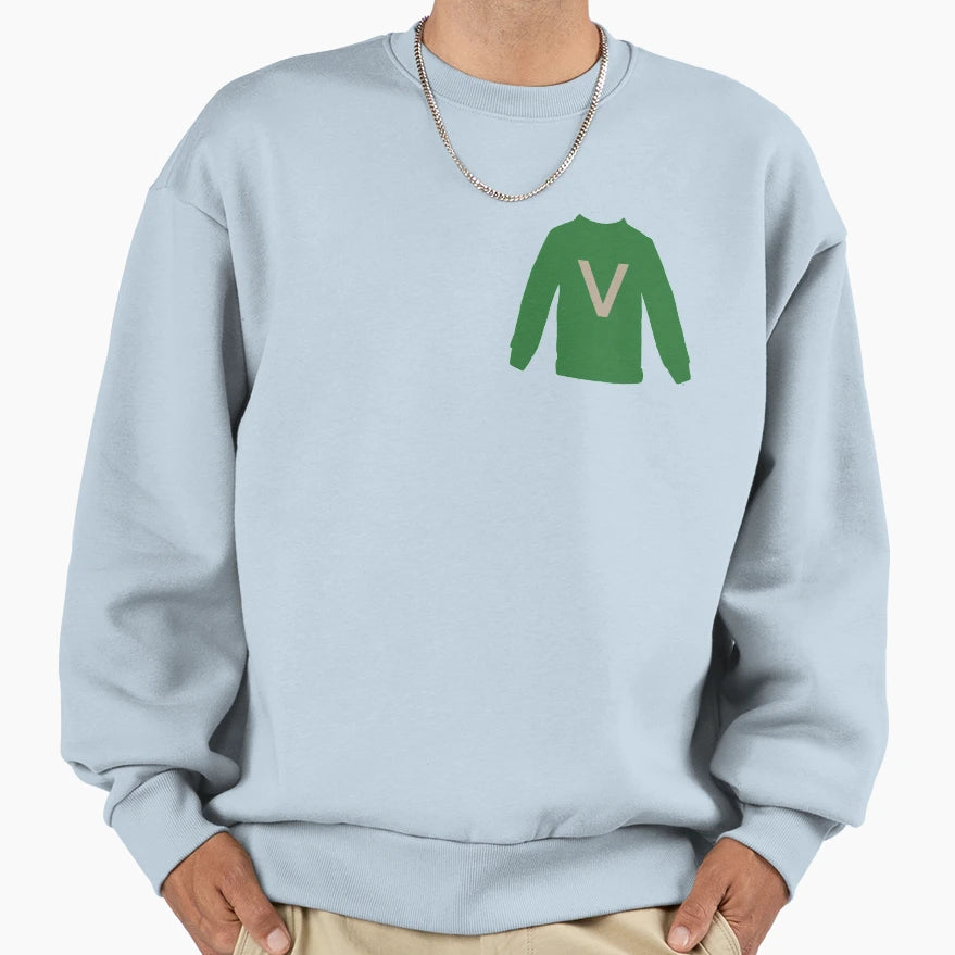 V Drawing Sweatshirt - Unique Graphic Men Women - T-Shirt, Sweatshirt, Hoodie