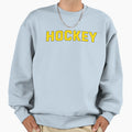Hockey Player Jersey Text Sweatshirt - Unique Graphic Men Women - T-Shirt, Sweatshirt, Hoodie