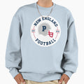 New England Football Badge Sweatshirt - Streetwear Style for Adults - T-Shirt, Sweatshirt, Hoodie