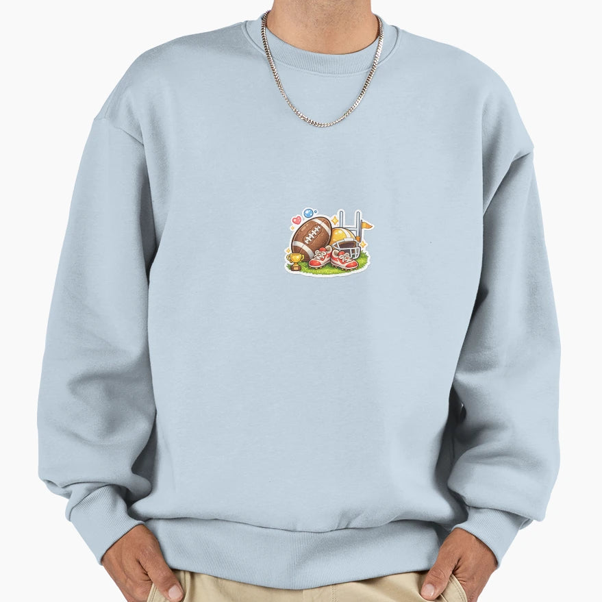 Rugby Sweatshirt - Graphic Print for Adults - T-Shirt, Sweatshirt, Hoodie