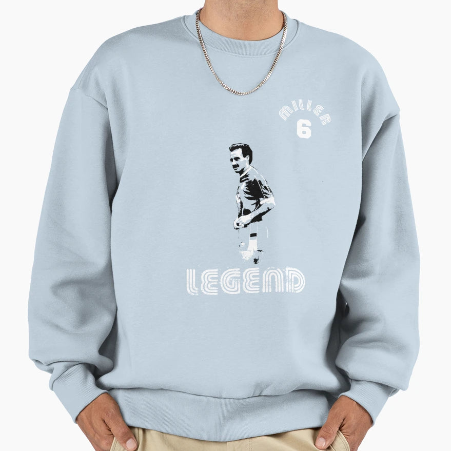 Aberdeen Legend Willie Miller Sweatshirt - Unique Graphic Men Women - T-Shirt, Sweatshirt, Hoodie