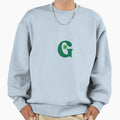 Lucky Green G Shamrock Emblem Sweatshirt - Unique Graphic Unisex - T-Shirt, Sweatshirt, Hoodie
