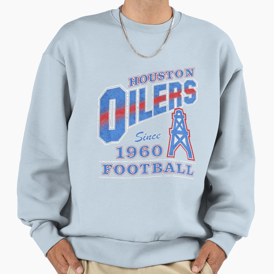Houston Oilers 1960 Football Heritage Sweatshirt - Trendy Graphic Men Women - T-Shirt, Sweatshirt, Hoodie