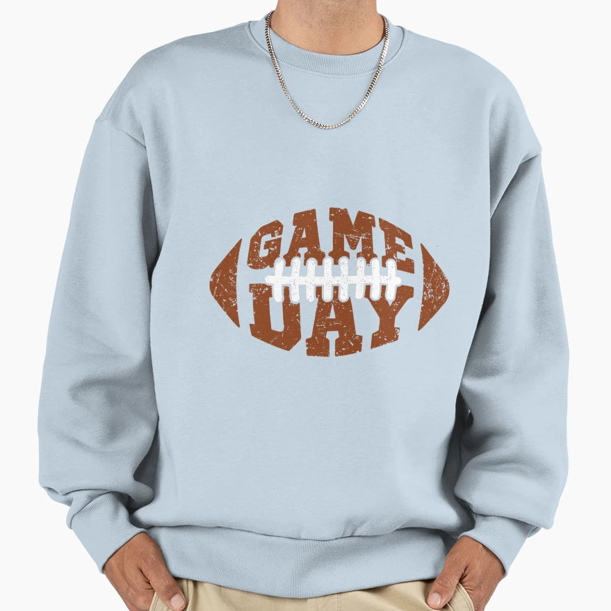 Game Day American Football Sport Sweatshirt - Custom Art Print Men Women - T-Shirt, Sweatshirt, Hoodie