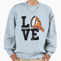 Love America Football Sweatshirt - Unique Graphic Men Women - T-Shirt, Sweatshirt, Hoodie