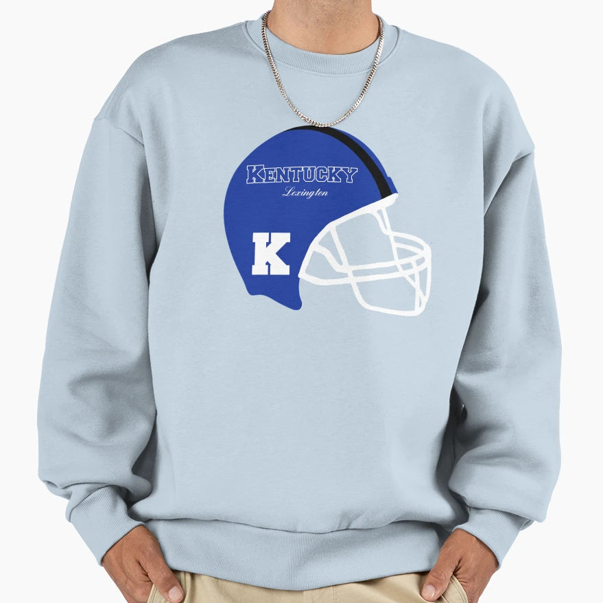 Lexington Kentucky Ky Football Helmet Sweatshirt - Graphic Print for Adults - T-Shirt, Sweatshirt, Hoodie