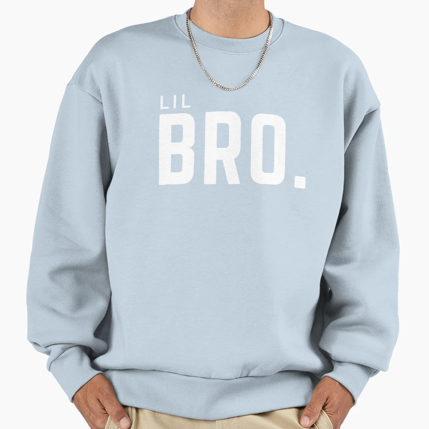 Lil Bro Little Brother Family T-Shirt - Novelty Apparel for Adults - T-Shirt, Sweatshirt, Hoodie