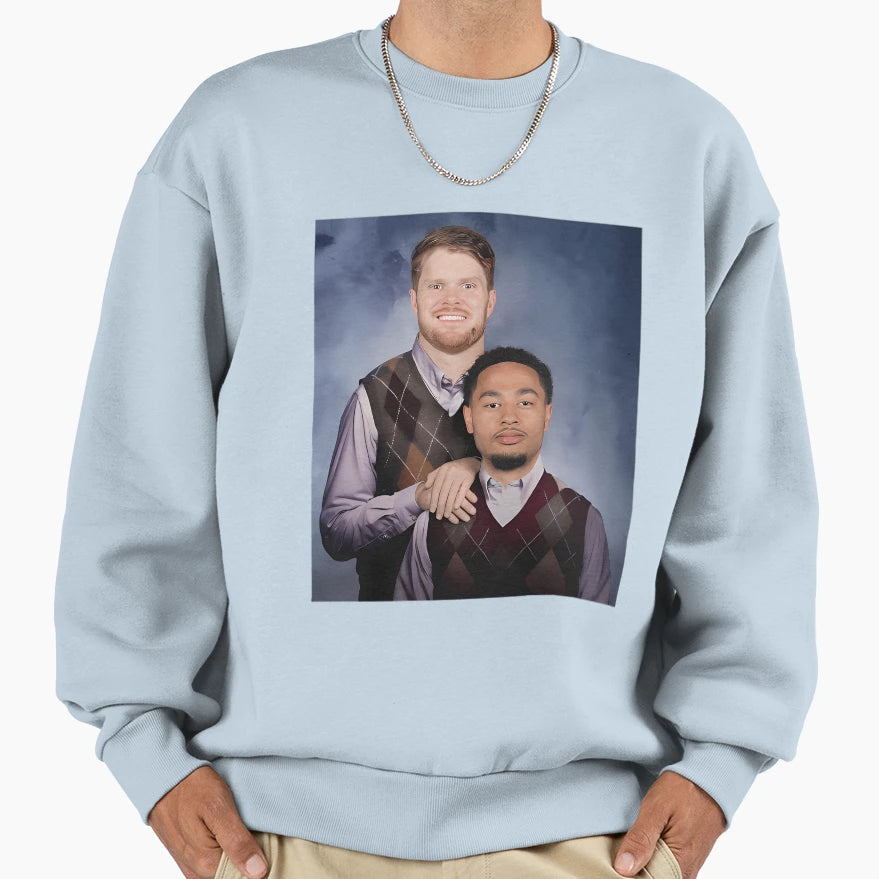 Sam Darnold Jaxon Smith Njigba Sweatshirt - Streetwear Style for Adults - T-Shirt, Sweatshirt, Hoodie