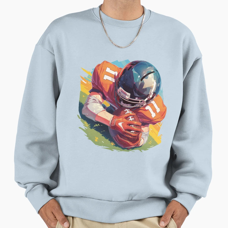 Football Sweatshirt - Streetwear Style Men Women - T-Shirt, Sweatshirt, Hoodie