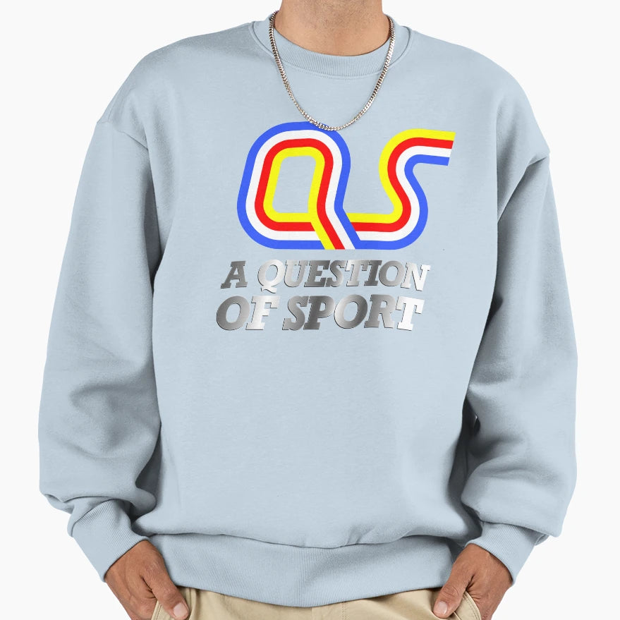 Beebthings Question Sport Sweatshirt - Minimalist Print for Adults - T-Shirt, Sweatshirt, Hoodie