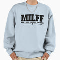 Milff I Love Fantasy Football Sweatshirt - Minimalist Print for Adults - T-Shirt, Sweatshirt, Hoodie