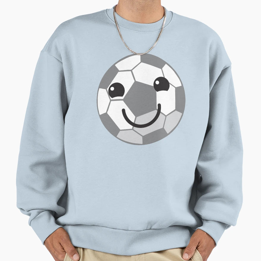 Super Kawaiis Soccer Football Ball Sweatshirt - Trendy Graphic Unisex - T-Shirt, Sweatshirt, Hoodie