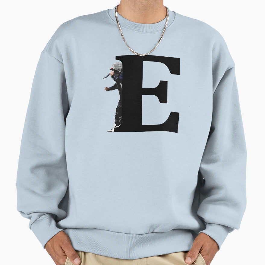 Eminem E Shady Slim Sweatshirt - Unique Graphic Men Women - T-Shirt, Sweatshirt, Hoodie