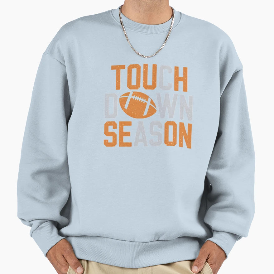 Funny Womens Game Day Touchdown Season Sweatshirt - Graphic Print Unisex - T-Shirt, Sweatshirt, Hoodie