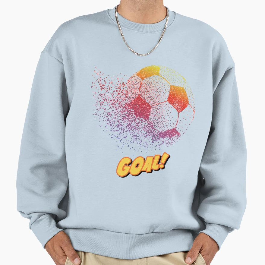 Goal Football Sweatshirt - Aesthetic Graphic for Adults - T-Shirt, Sweatshirt, Hoodie