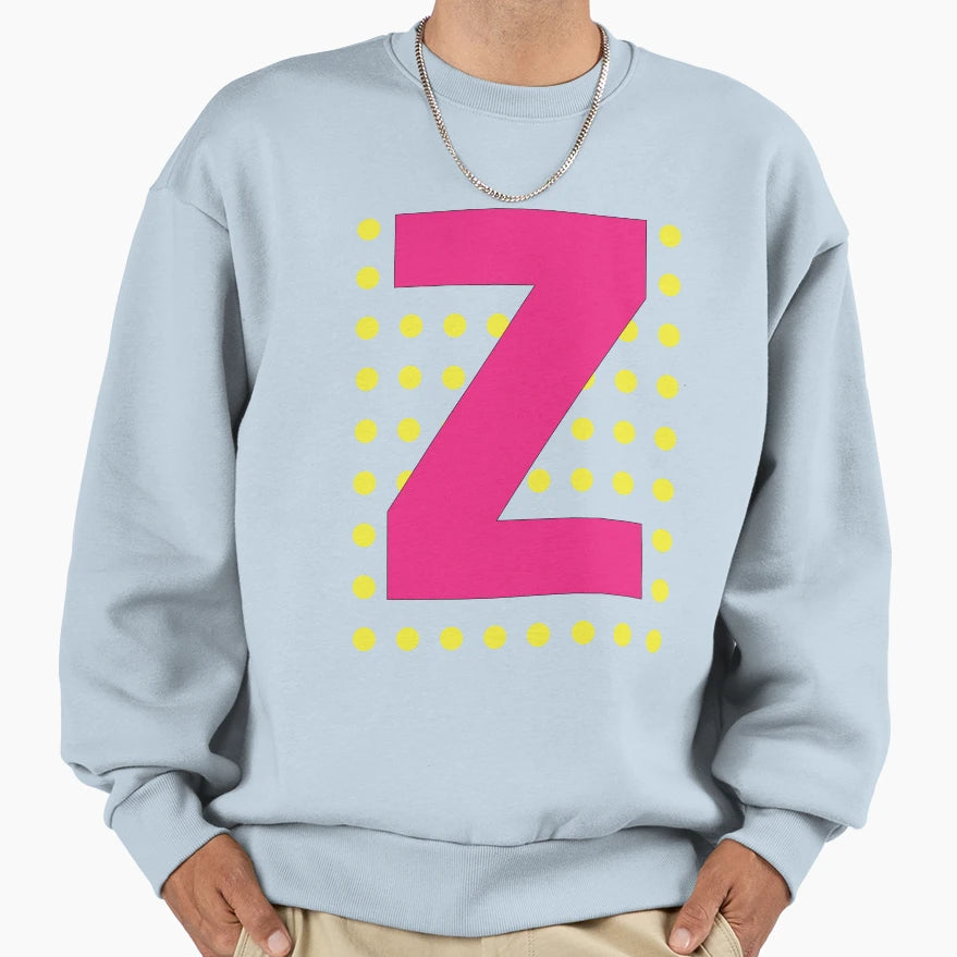 Z Letter Letter Z Sweatshirt - Graphic Print Unisex - T-Shirt, Sweatshirt, Hoodie