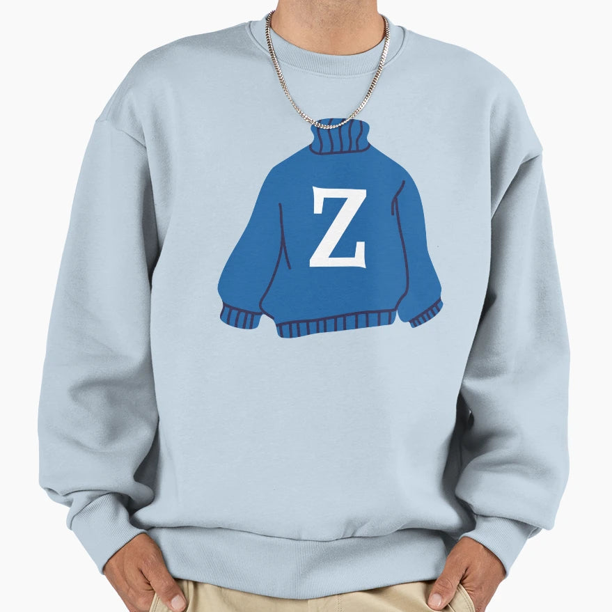 Letter Sweatshirt - Casual Everyday Wear Men Women - T-Shirt, Sweatshirt, Hoodie