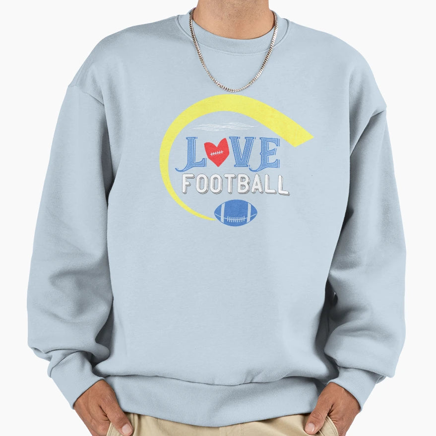 Football Sweatshirt - Fun Novelty Design for Adults - T-Shirt, Sweatshirt, Hoodie
