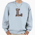 Personalized Football Initial L Sweatshirt - Graphic Print for Adults - T-Shirt, Sweatshirt, Hoodie