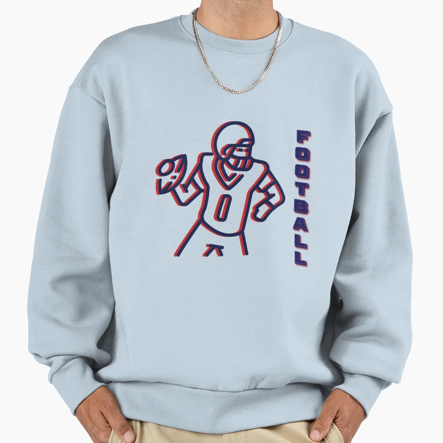Football Season Sweatshirt - Fun Novelty Design Unisex - T-Shirt, Sweatshirt, Hoodie