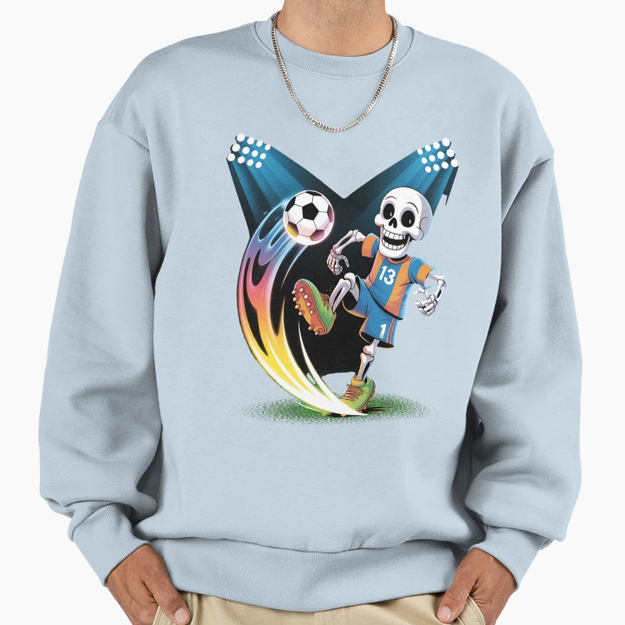 Soccer Skeleton Its Beautiful Soccer Sweatshirt - Unique Graphic Men Women - T-Shirt, Sweatshirt, Hoodie
