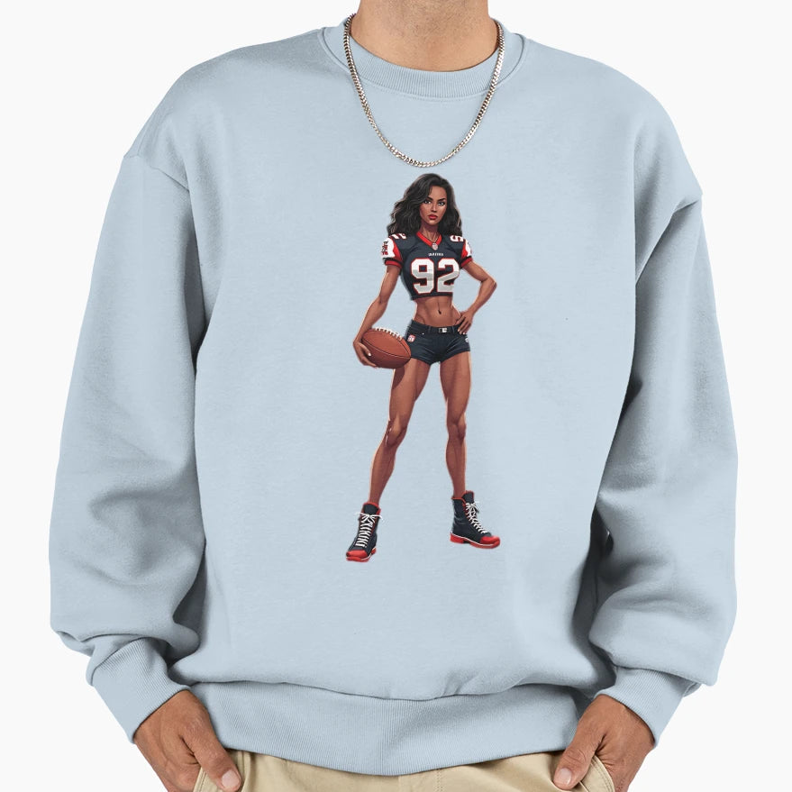 American Football Sweatshirt - Fun Novelty Design Unisex - T-Shirt, Sweatshirt, Hoodie
